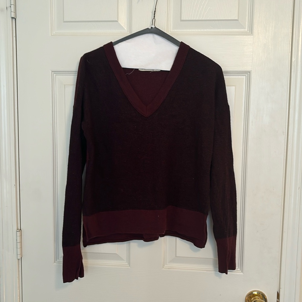 Rag & Bone colorblock merino wool sweater
